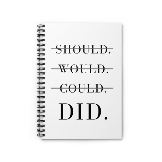 Inspirational Spiral Notebook