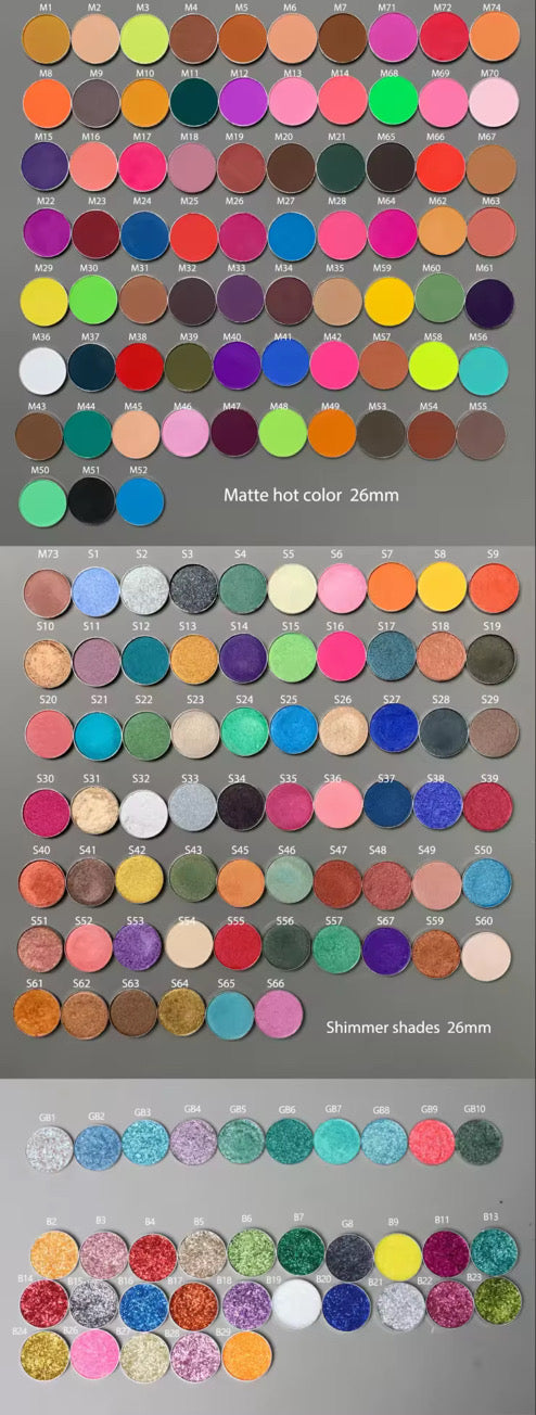 WHOLESALE EYESHADOW PALETTES      (Private Label)
