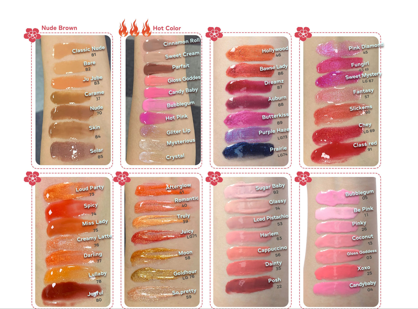 Wholesale Lip Gloss & Lip Liner Starter Bundle 40 Custom Branded Products